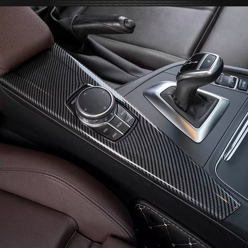 Console centrale en fibre de carbone MPARTS AUTO