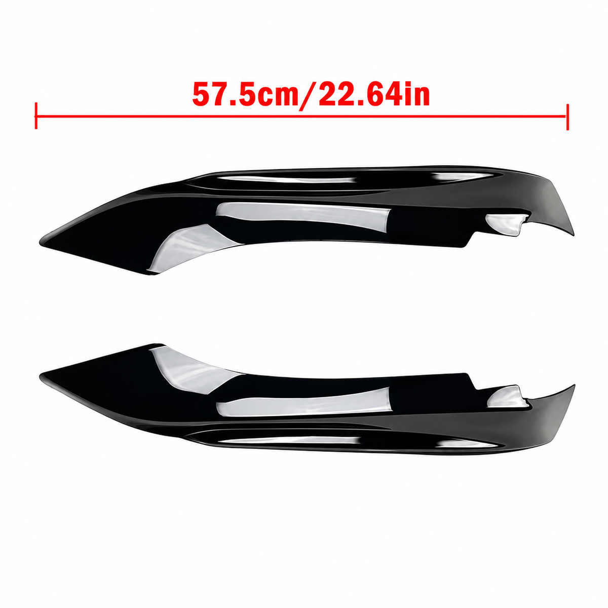 Kit de lame avant en noir brillant pour bmw série 4 F32 F33 F36 MPARTS AUTO