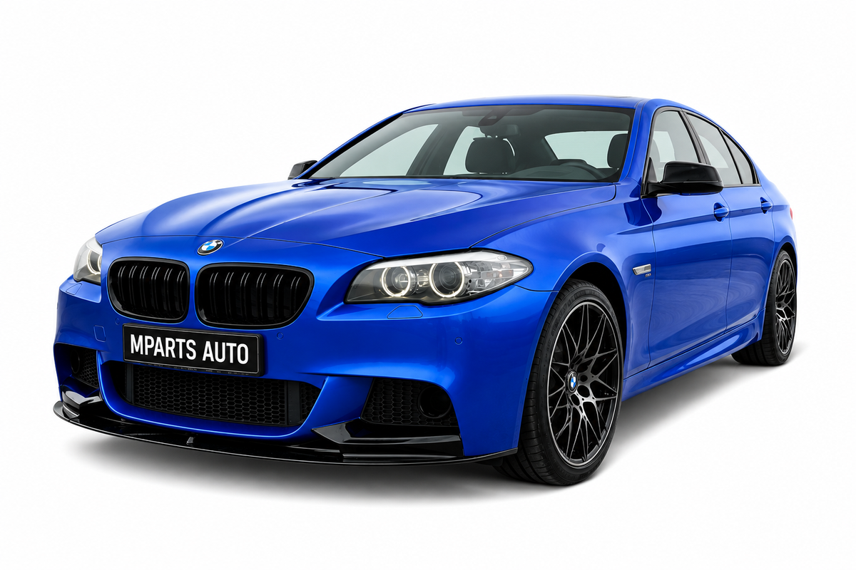 LAME AVANT PACK M BMW SERIE 5 F10 F11 2010-2017 - NOIR MATT MPARTS AUTO
