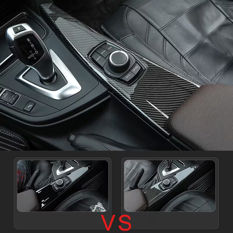 Console centrale en fibre de carbone MPARTS AUTO