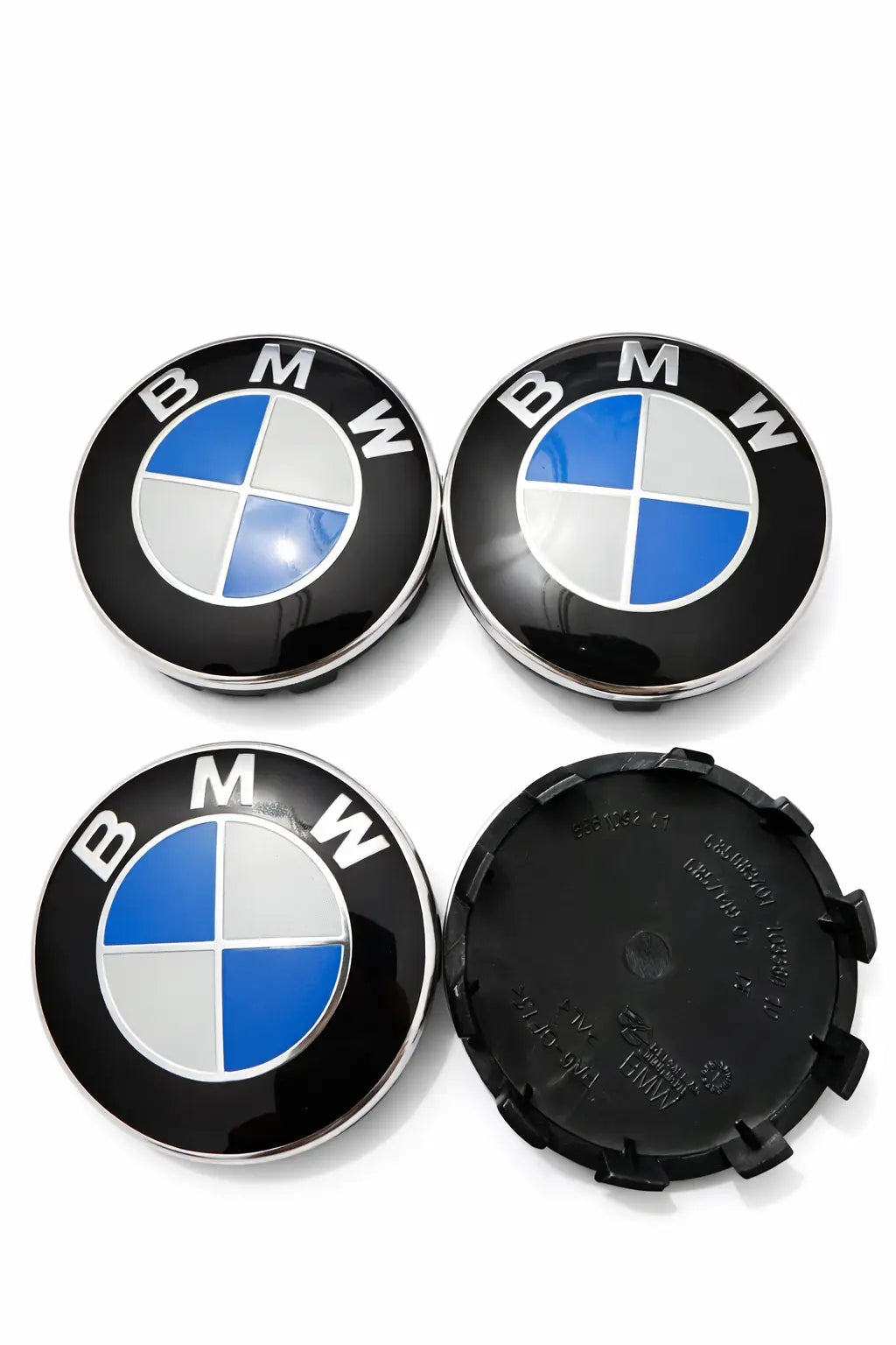 4 pièces cache moyeux bleu et blanc pour bmw en 68mm 60mm 56mm MPARTS AUTO