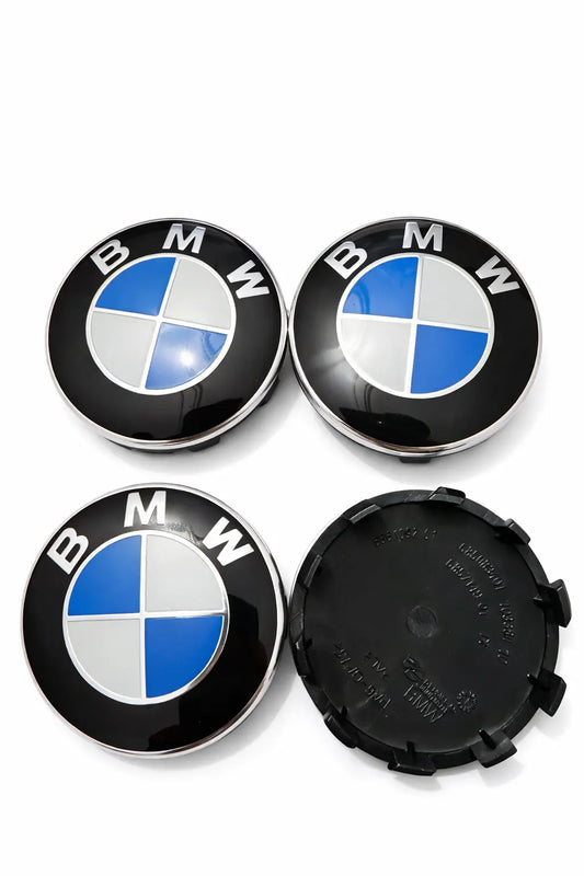 4 pièces cache moyeux bleu et blanc pour bmw en 68mm 60mm 56mm MPARTS AUTO