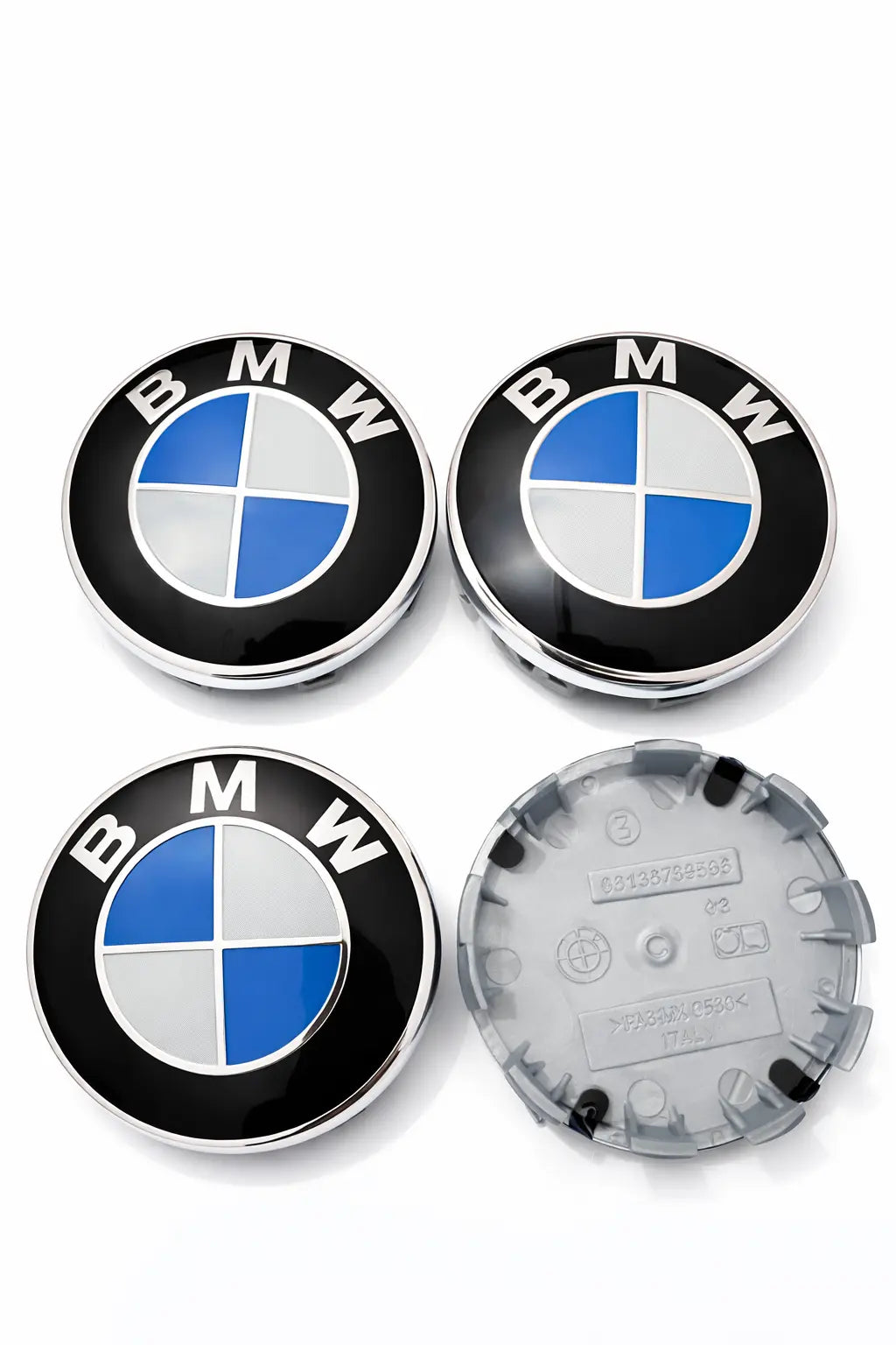 4 pièces cache moyeux bleu et blanc pour bmw en 68mm 60mm 56mm MPARTS AUTO