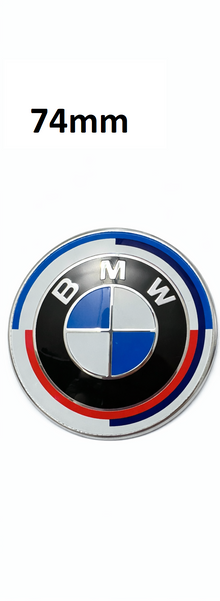 Logo Emblème BMW 50ème anniversaire coffre 74mm MPARTS AUTO