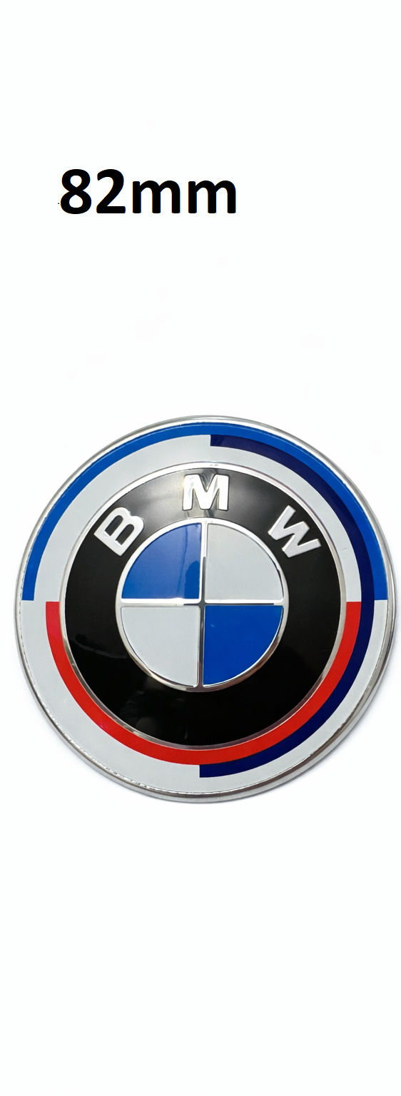 Logo Emblème BMW 50ème anniversaire capot ou coffre 82mm MPARTS AUTO