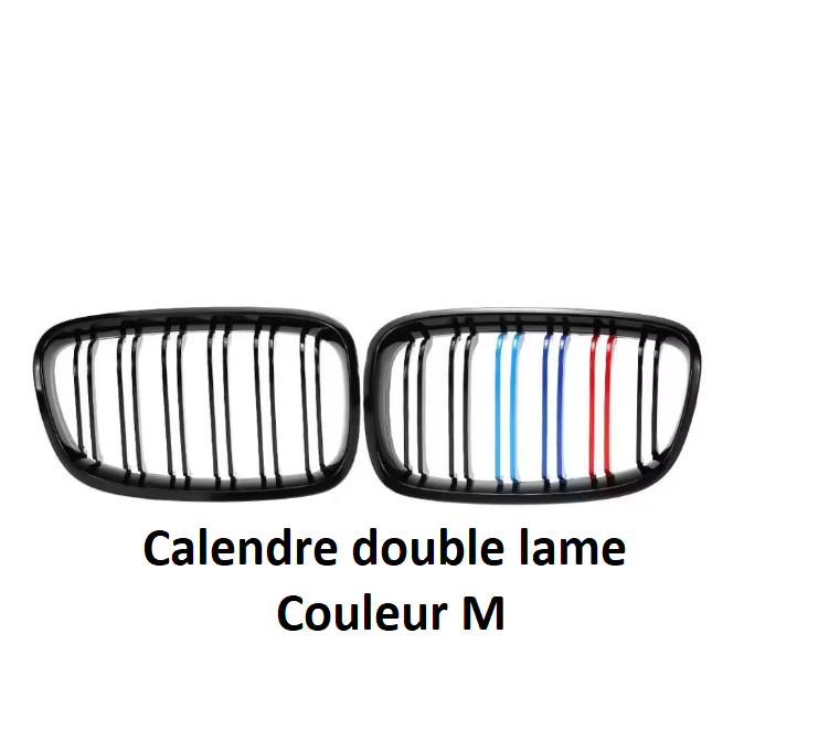 Calendre couleur M pour BMW SERIE 1 F20 F21 2011-2015 MPARTS AUTO
