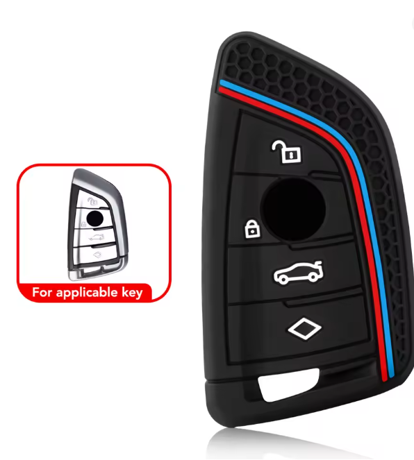 Coque de protection en silicone pour clé BMW MPARTS AUTO