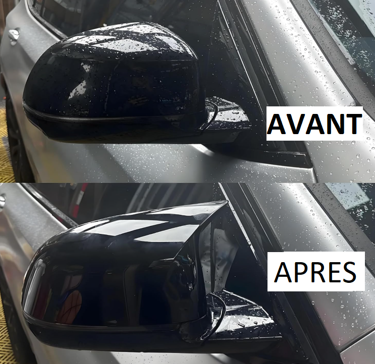 Coque de rétroviseur noir brillant bmw X3 X4 X5 X6 2018-2020 MPARTS AUTO