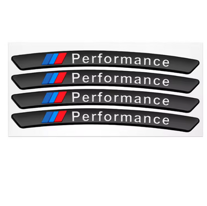 Autocollants décoratifs pour jantes MPARTS AUTO