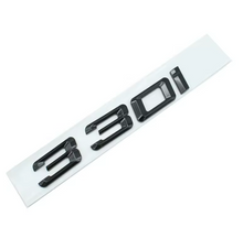 LOGO DE COFFRE 330I NOIR BRILLANT A COLLER MPARTS AUTO