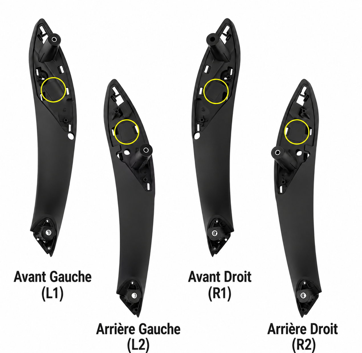 Poignée de porte intérieure  pour BMW F30 F80 F31 F32 F34 F35 F36 MPARTS AUTO