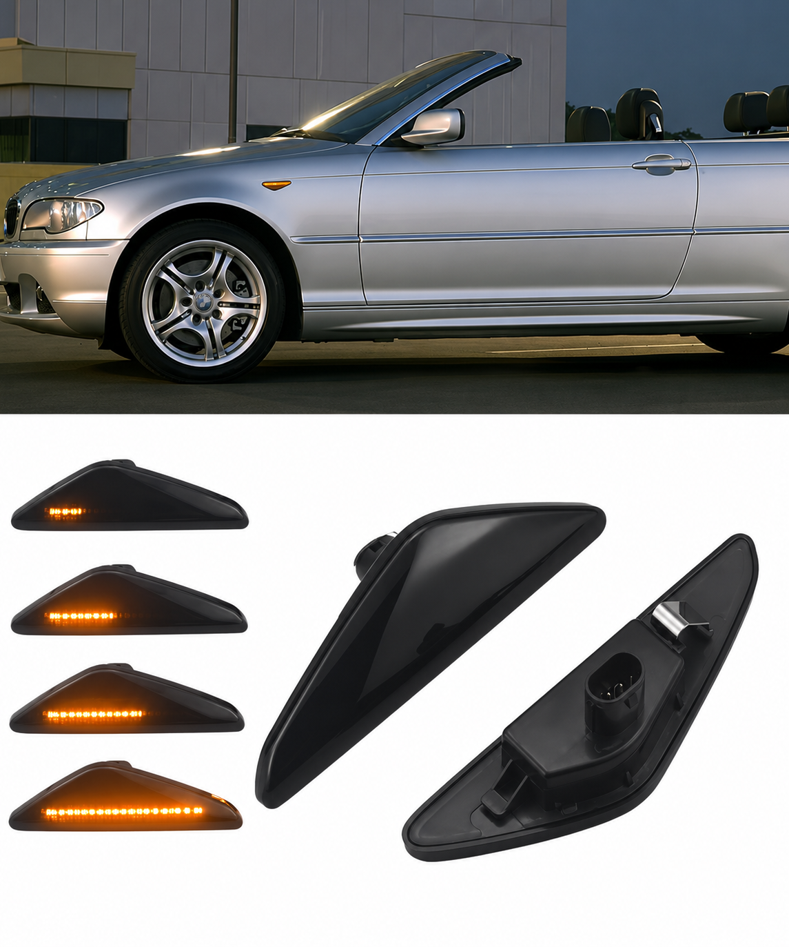 Clignotant dynamique BMW SERIE 3 E46 2003 – 2006 MPARTS AUTO
