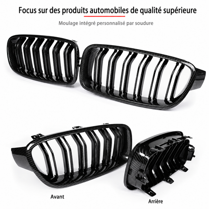 Calandre carbone BMW série 3 f30 f31 2011-2019 MPARTS AUTO