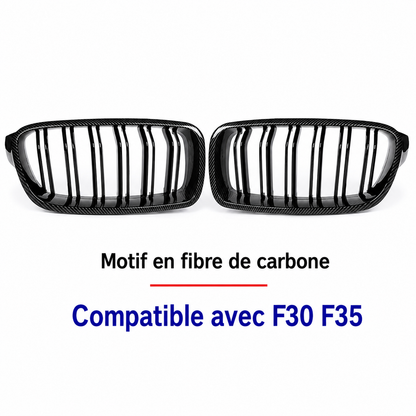 Calandre carbone BMW série 3 f30 f31 2011-2019 MPARTS AUTO