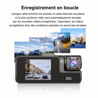 Dashcam 1080P, vision nocturne, G-Sensor MPARTS AUTO