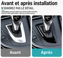 Cache de pommeau de vitesse noir MPARTS AUTO