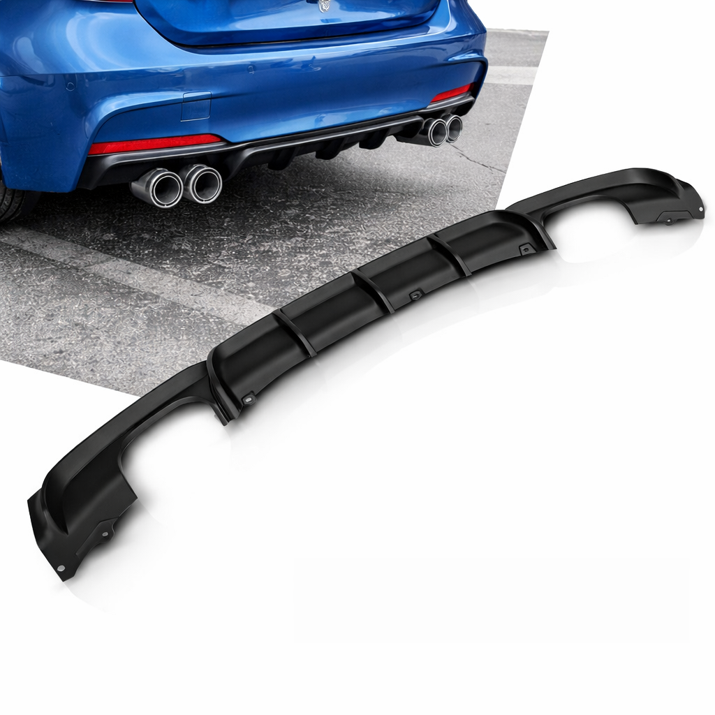 Diffuseur arrière noir brillant pour série 3 f30 f31 (2011-2019) MPARTS AUTO