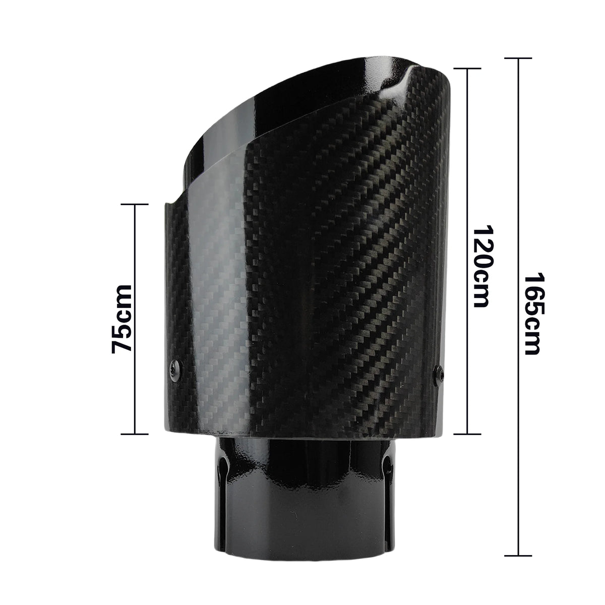 Embout d'échappement Carbone - 1 Pcs