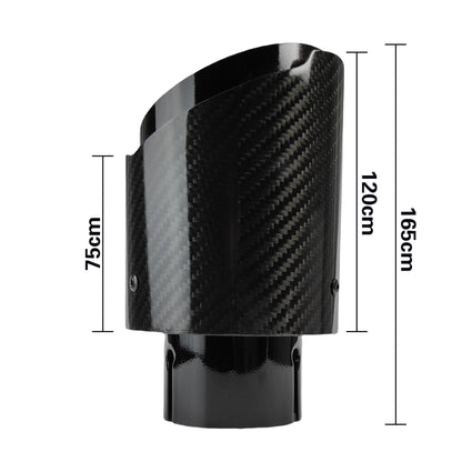 Embout d'échappement Carbone - 1 Pcs