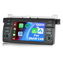 Autoradio 4+64G 7'' avec Carplay sans fil, Android Auto, GPS, Wifi, FM, pour BMW 3 E46 MPARTS AUTO