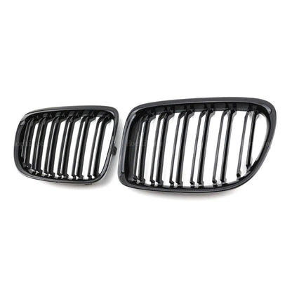 Car Front Kidney Grilles Racing grill for BMW X1 E84 2010-2015 Dual line Double Slat Auto Styling MPARTS AUTO