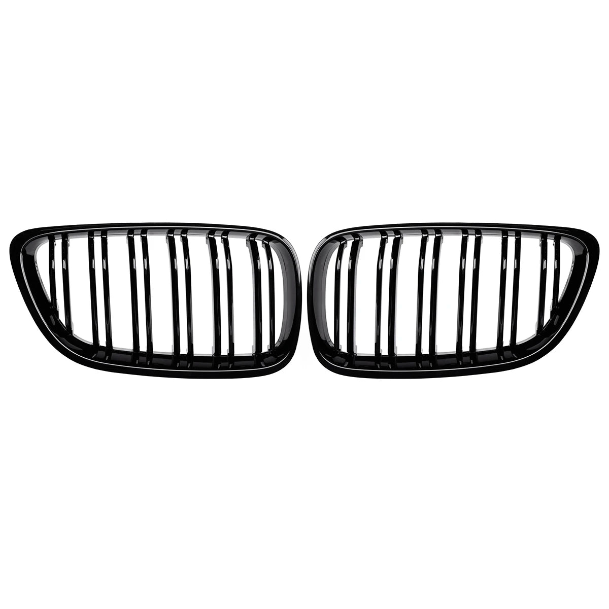 Glossy Black Front Bumper Kidney Double Line Sport Grille For-BMW M2 F87 F22 F23 F24 2014-2018 220i 230i 235i Racing Grilles MPARTS AUTO