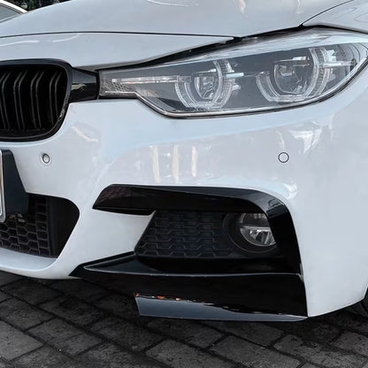 Kit de lame avant en noir brillant pour bmw série 3 f30 f31 MPARTS AUTO