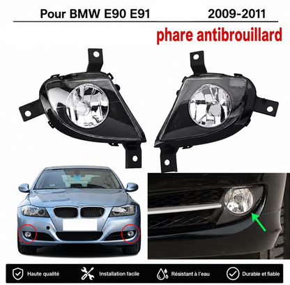 2 FEUX ANTIBROUILLARDS AVANT BMW SÉRIE 3 E90 E91 LCI MPARTS AUTO