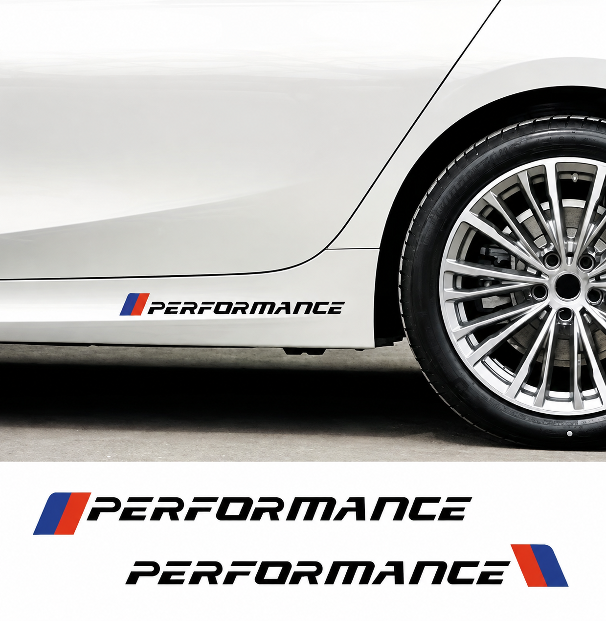 Lot de 2 Autocollant PERFORMANCE MPARTS AUTO