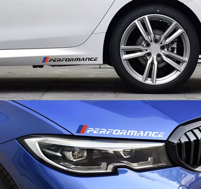 Lot de 2 Autocollant PERFORMANCE MPARTS AUTO