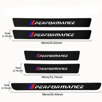 9pcs Autocollants de portière  performance MPARTS AUTO