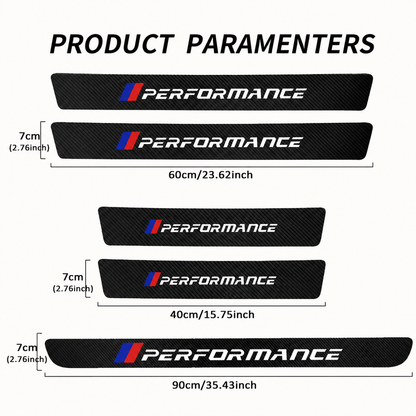 5pcs Autocollants de portière performance MPARTS AUTO