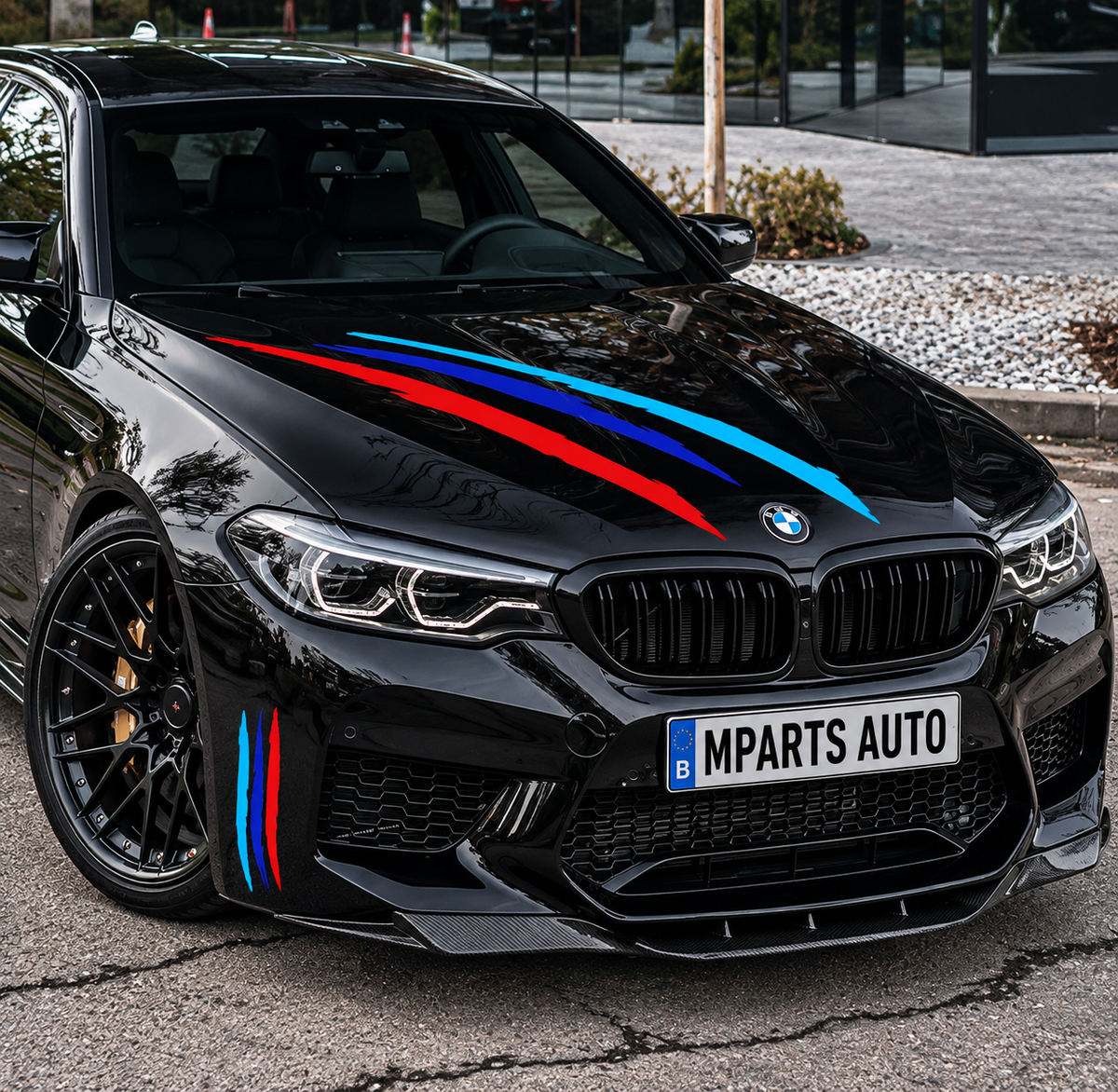 Autocollant de voiture motif griffe pour BMW MPARTS AUTO