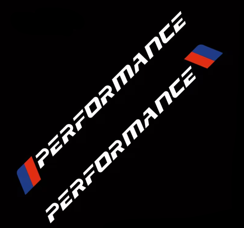 Lot de 2 Autocollant PERFORMANCE MPARTS AUTO