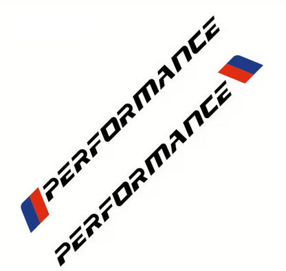 Lot de 2 Autocollant PERFORMANCE MPARTS AUTO