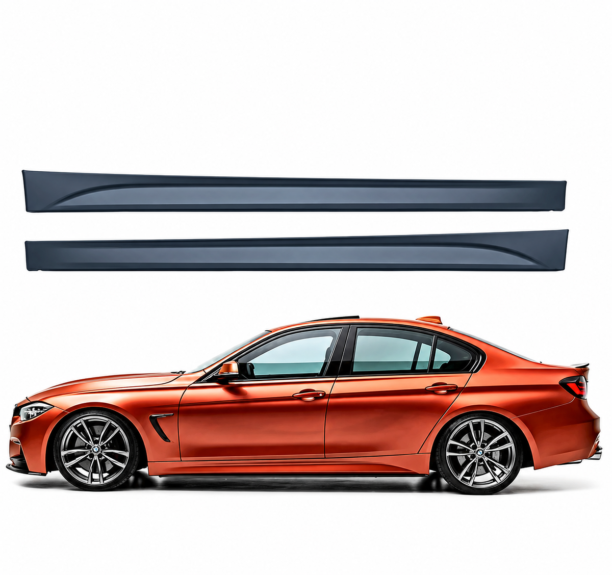 PACK DE 2 BAS DE CAISSES PACK M BMW SÉRIE 3 F30 F31 2011-2019 MPARTS AUTO