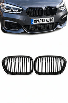 Calendre noir brillant pour BMW SERIE 1 F20 F21 LCI 2015-2019 MPARTS AUTO