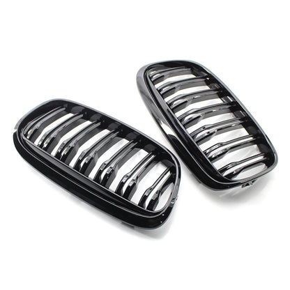 Calandre BMW  Série 2 F45 F46 2014-2017 - Noir brillant
