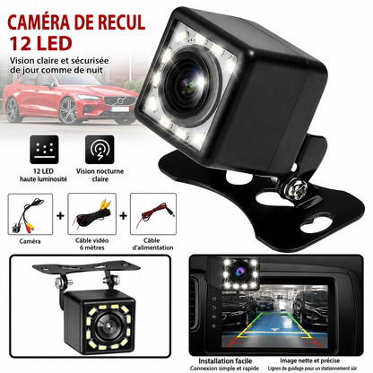 Caméra de recul grand Angle HD 12 LED MPARTS AUTO