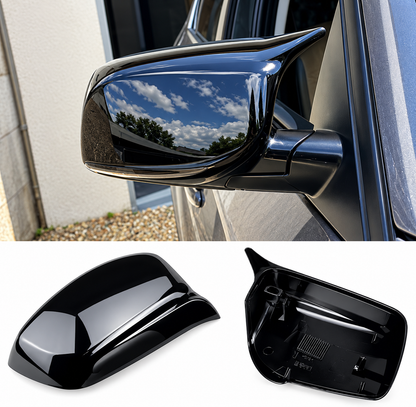 Coque de rétroviseur en carbone/noir BMW série 5 E60 E61 E63 E64 2003-2007 MPARTS AUTO