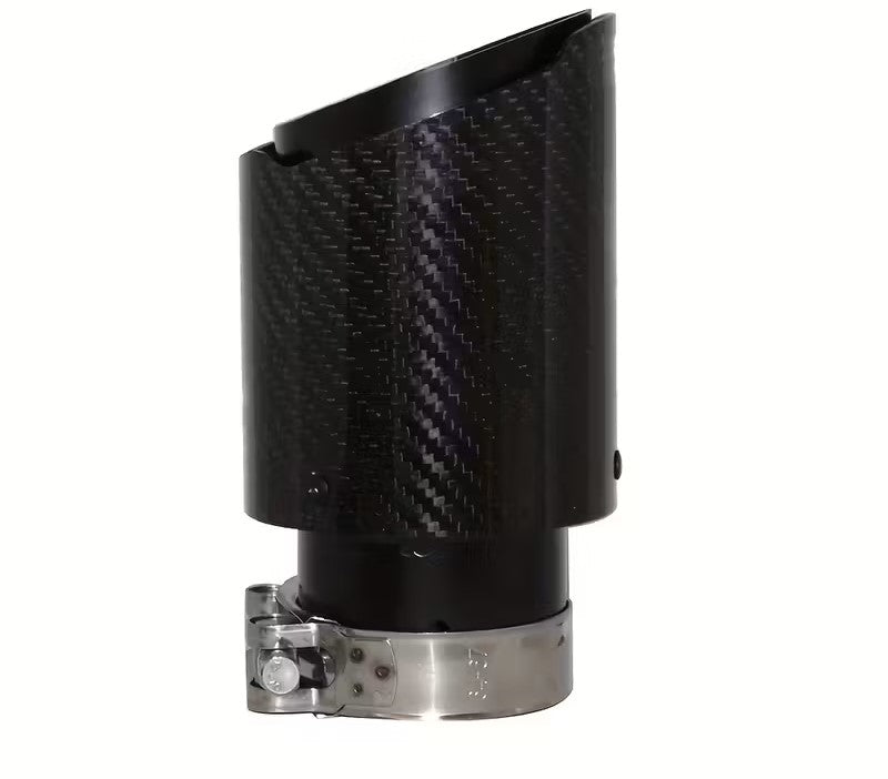 EMBOUT D'ÉCHAPPEMENT CARBON UNIVERSEL - VENDU A LA PIECE - IN: 60-63MM - EXT: 80MM MPARTS AUTO