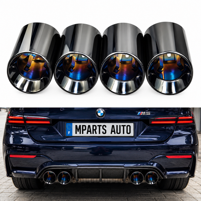 Lot de 4 Embout d'échappement MPARTS AUTO