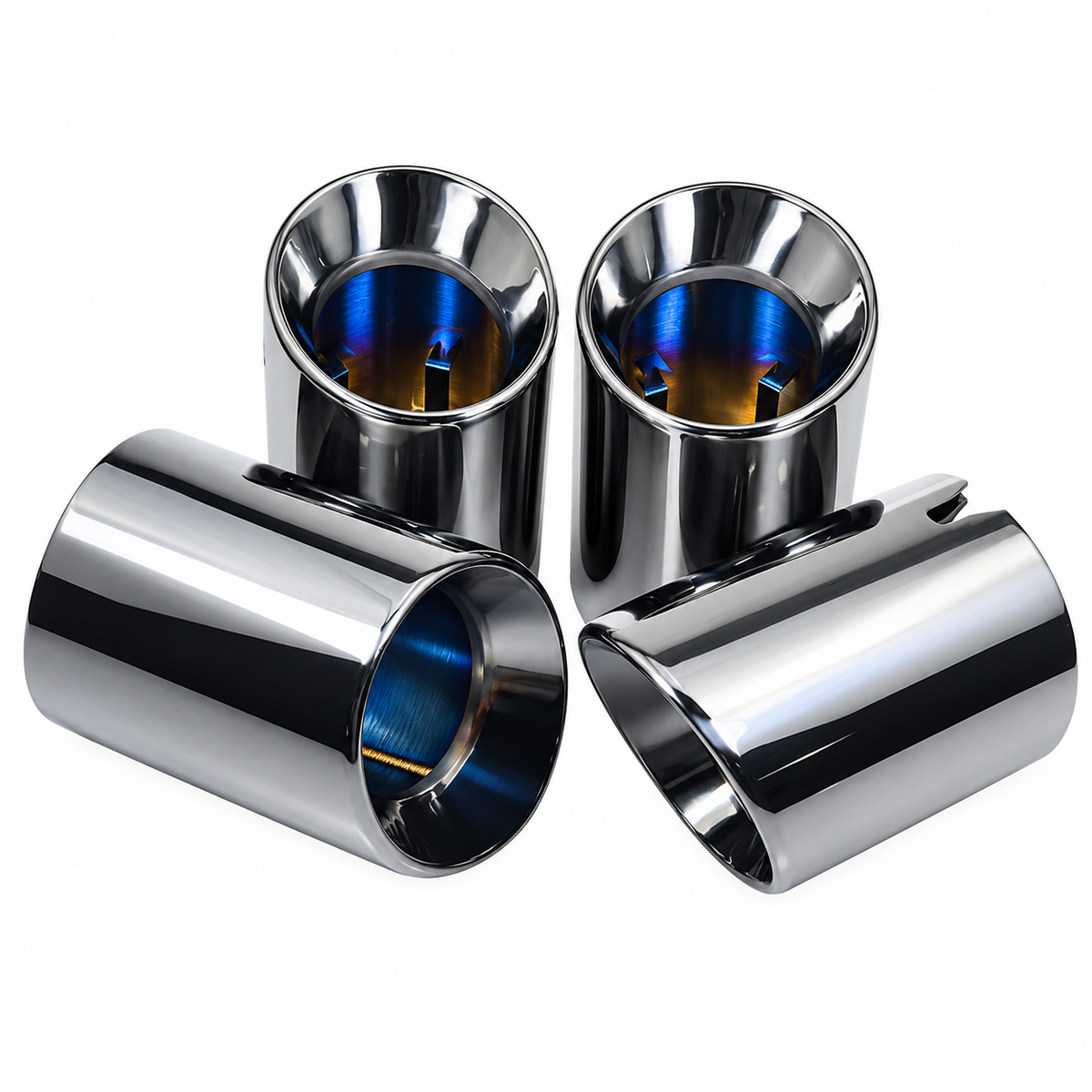Lot de 4 Embout d'échappement MPARTS AUTO