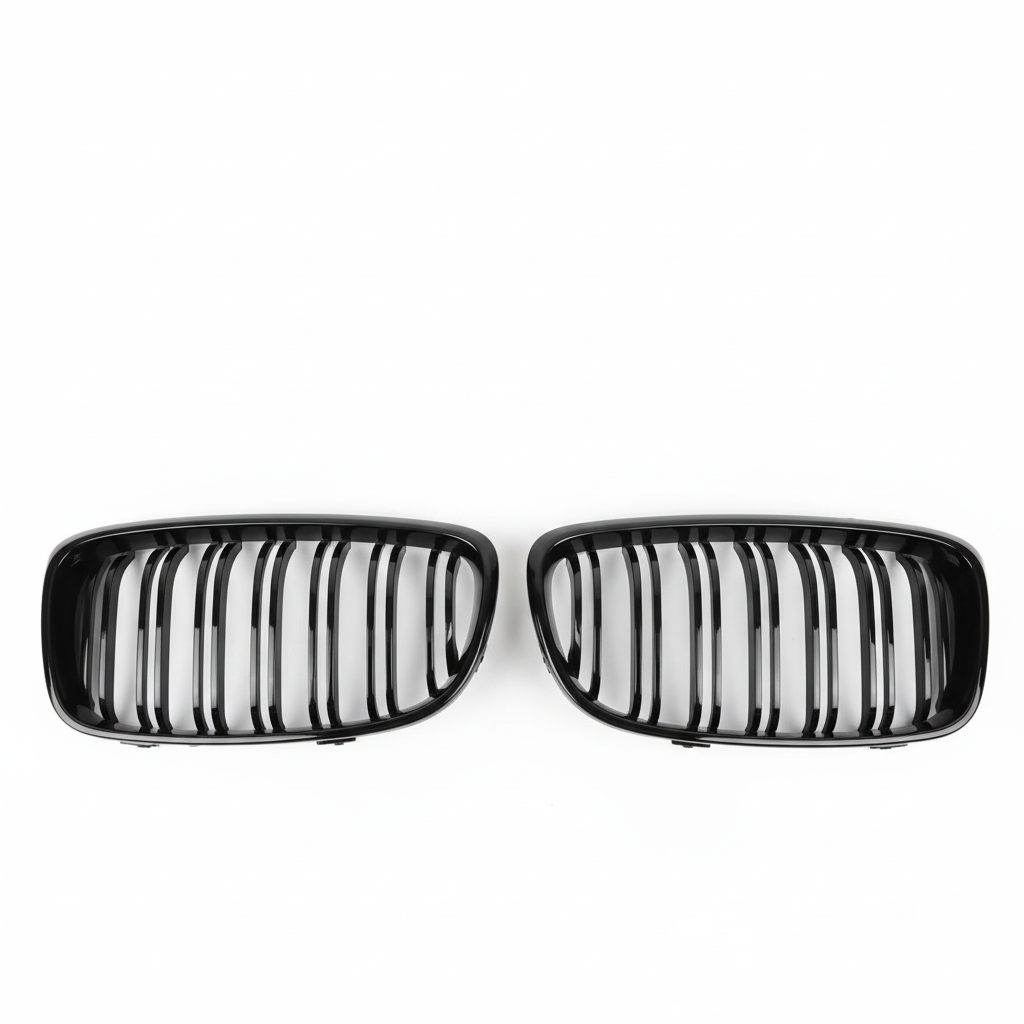 Calandre noir brillant pour BMW SERIE 1 E81 E87 E82 E88 2007-2011 MPARTS AUTO