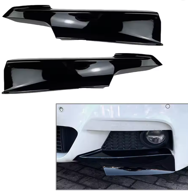 Kit de lame avant en noir brillant pour bmw série 3 f30 f31 MPARTS AUTO