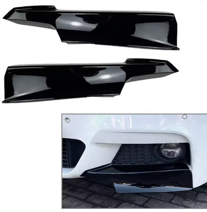 Kit de lame avant en noir brillant pour bmw série 3 f30 f31 MPARTS AUTO