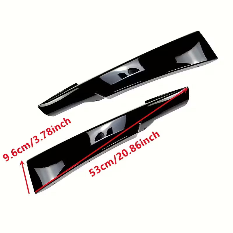 Kit de lame avant en noir brillant pour bmw série 3 e90 e91 2009-2012 MPARTS AUTO