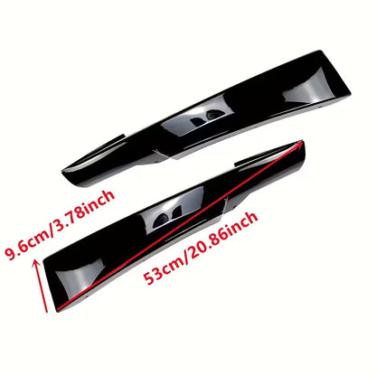 Kit de lame avant en noir brillant pour bmw série 3 e90 e91 2009-2012 MPARTS AUTO