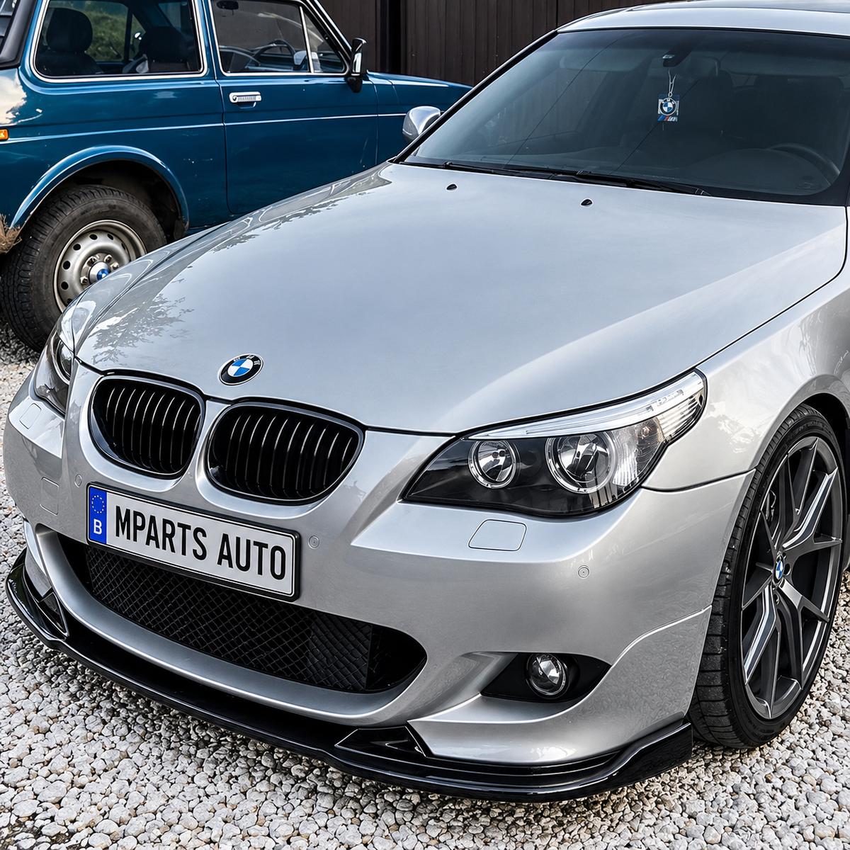 Lame avant BMW Série 5 E60 E61 M Sport 2004-2010 - Noir Brillant MPARTS AUTO