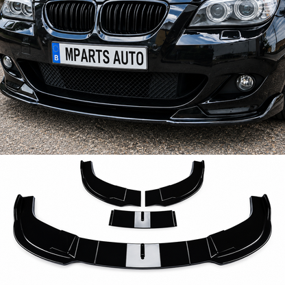 Lame avant BMW Série 5 E60 E61 M Sport 2004-2010 - Noir Brillant MPARTS AUTO